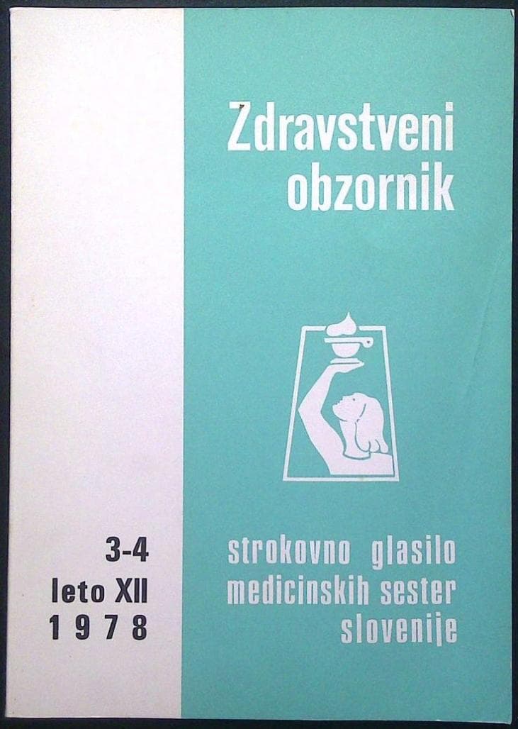 Zdravstveni obzornik 3-4, leto XII, 1978