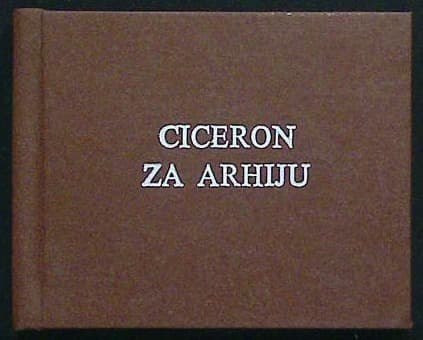 Ciceron: za Arhiju (Govor za pjesnika Arhiju)