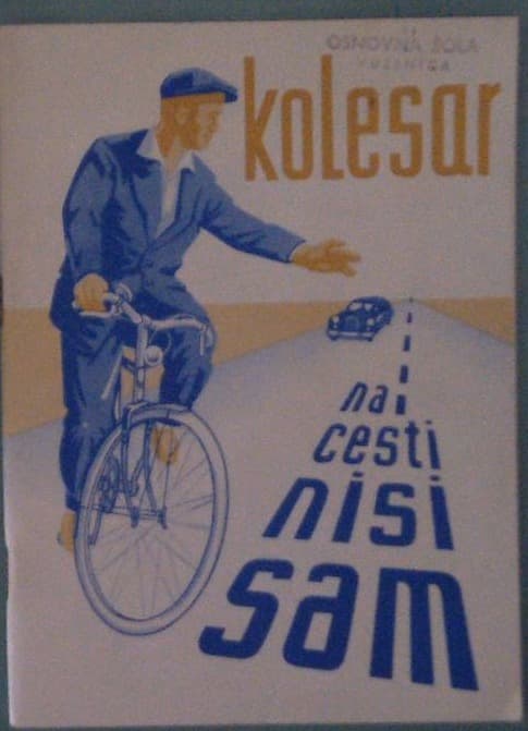 Kolesar na cesti nisi sam