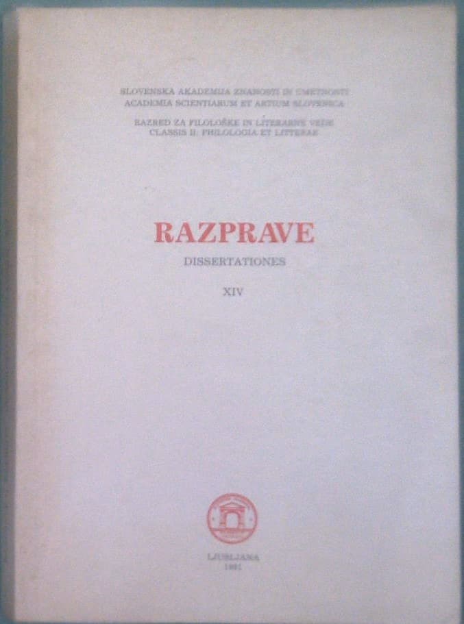 Razprave XIV