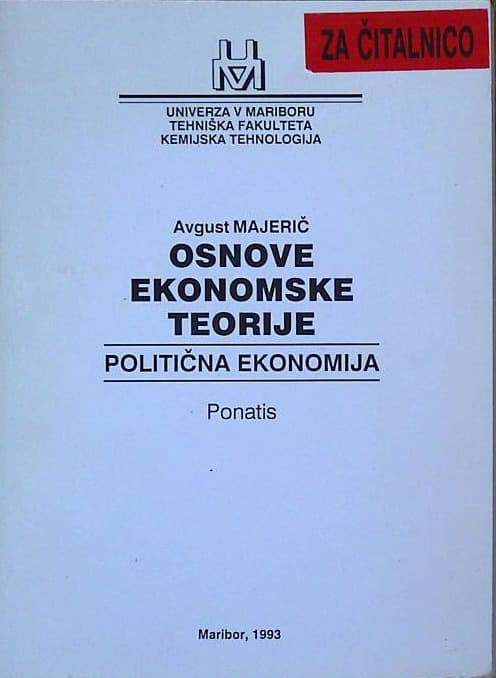 Osnove ekonomske teorije politična ekonomij