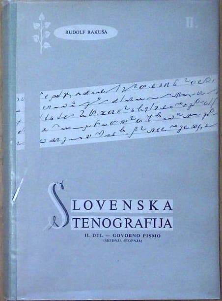 Slovenska stenografija II. del : govorno pismo
