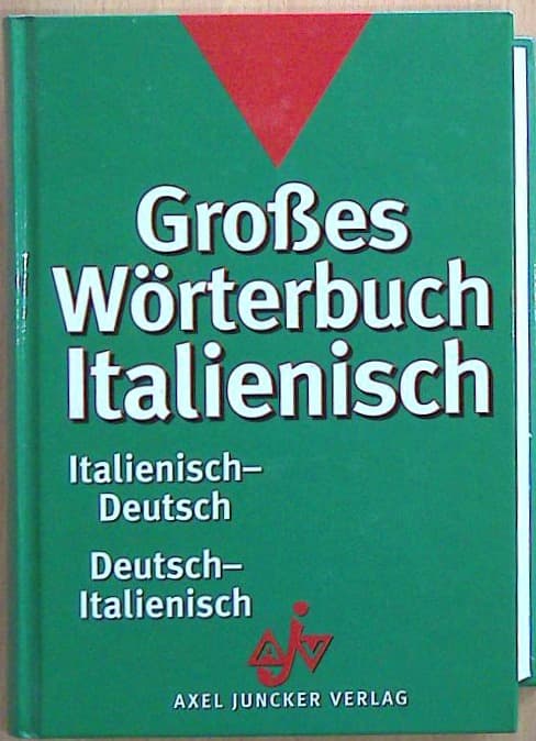 Großes Wörterbuch Italienisch