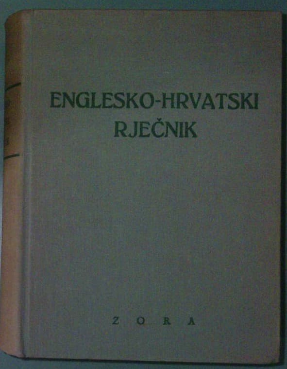 Englesko-hrvatski rječnik