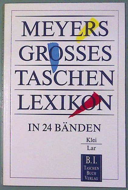 Meyers Grosses Tachen Lexikon Band 12 Klei-Lar