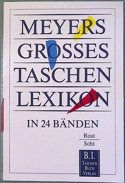 Meyers Grosses Tachen Lexikon Band 19 Rost-Scht