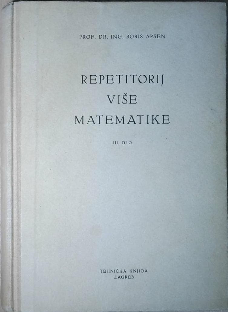 Repetitorij više matematike 3