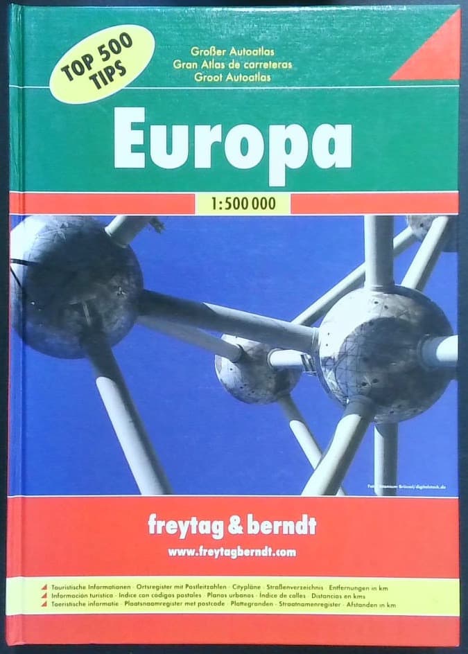 Großer Autoatlas Europa 