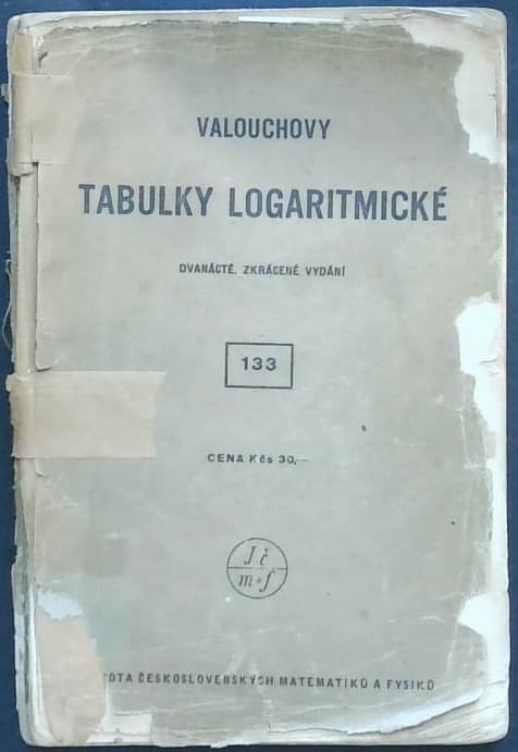 Tabulky logaritmické 133