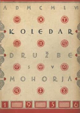 Koledar družbe sv. Mohorja za prestopno leto 1956