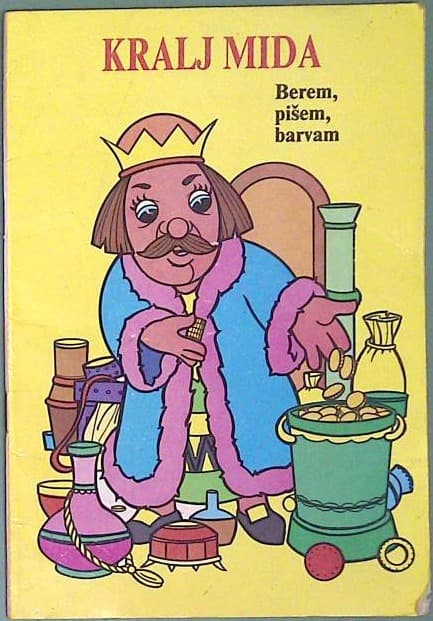 Kralj Mida: Berem, pišem, barvam