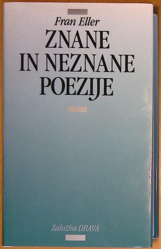 Znane in neznane poezije