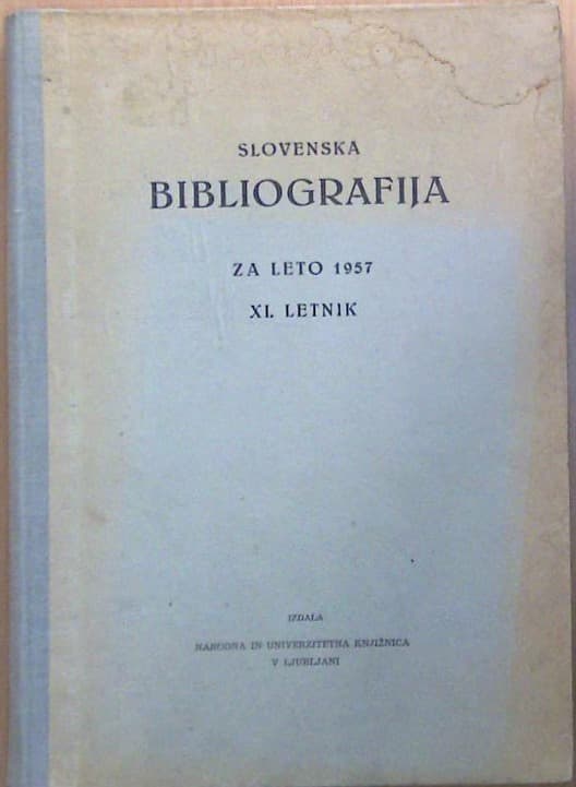 Slovenska bibliografija za leto 1960 - slika 2
