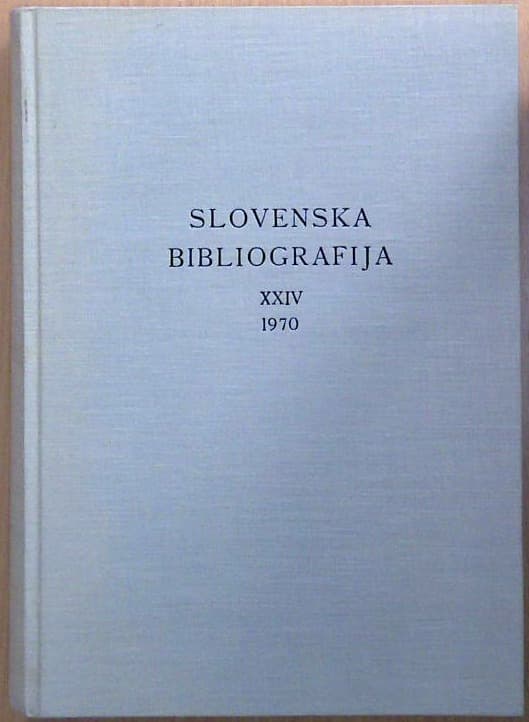 Slovenska bibliografija za leto 1970 - slika 2