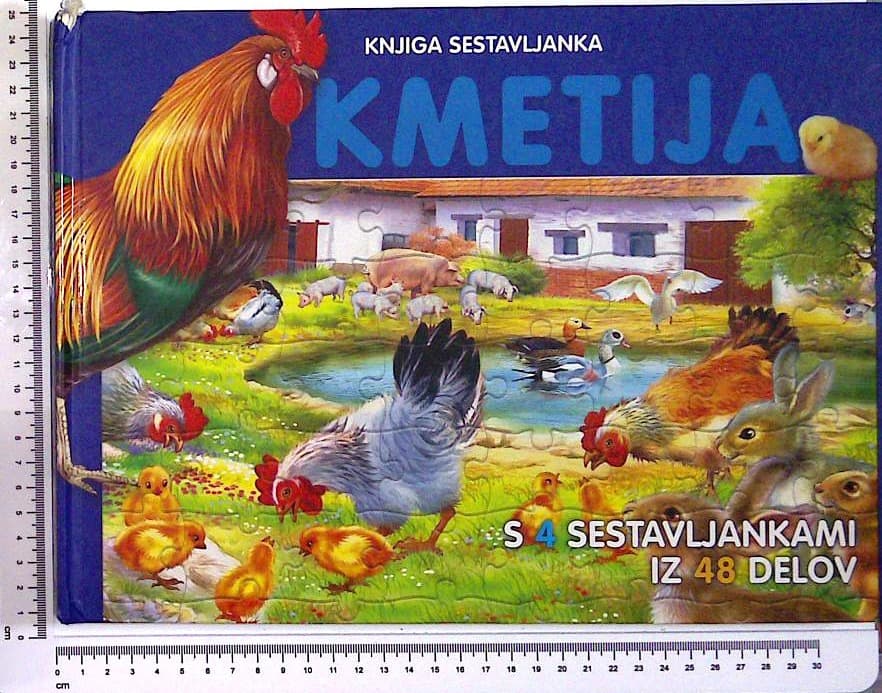 Knjiga sestavljanka : Kmetija