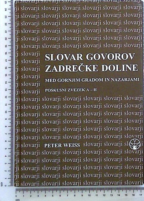 Slovar govorov Zadrečke doline