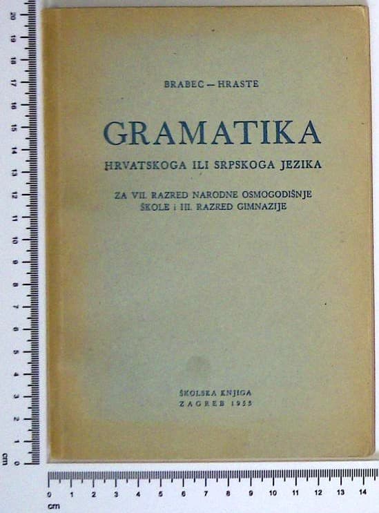 Gramatika Hrvatskoga ili Srpskog jezika