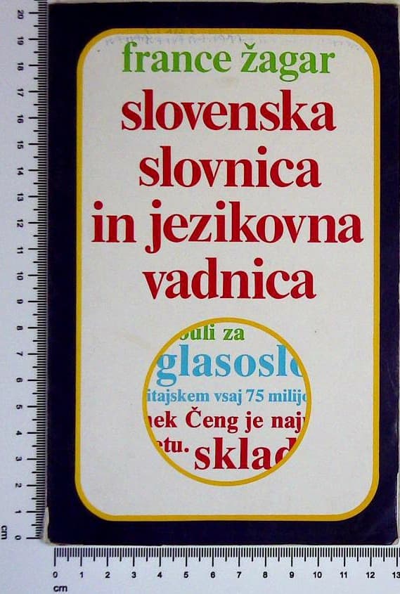 Slovenska slovnica in jezikovna vadnica