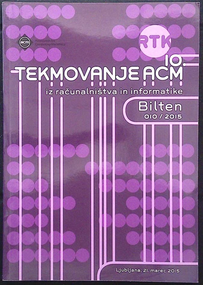 10. Tekmovanje ACM iz računalništva in informatike