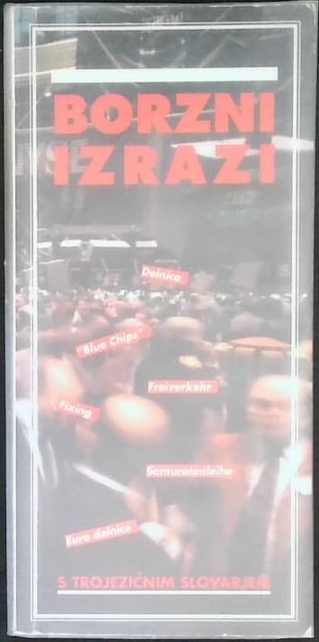 Borzni izrazi s trojezičnim slovarjem