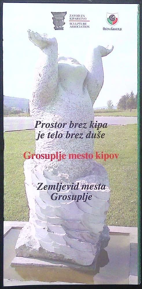 Grosuplje mesto kipov (Zemljevid mesta Grosuplje)