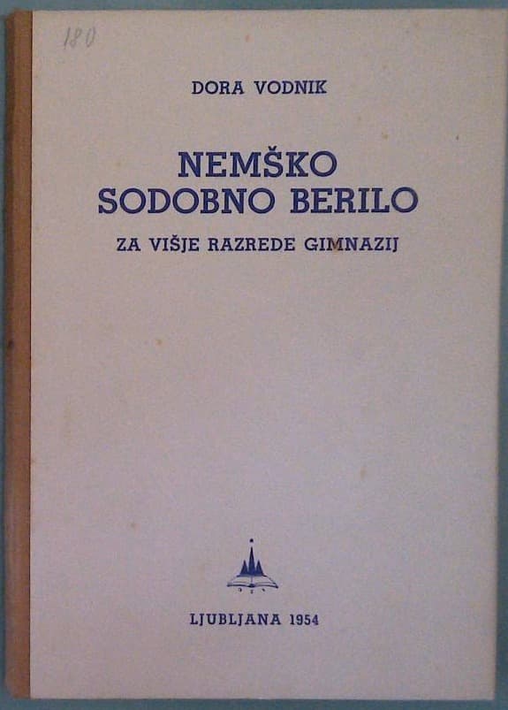 Nemško sodobno berilo (za višje razrede gimnazij)