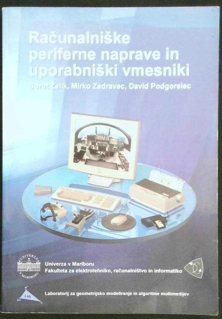 Računalniške periferne naprave in uporabniški vmesniki